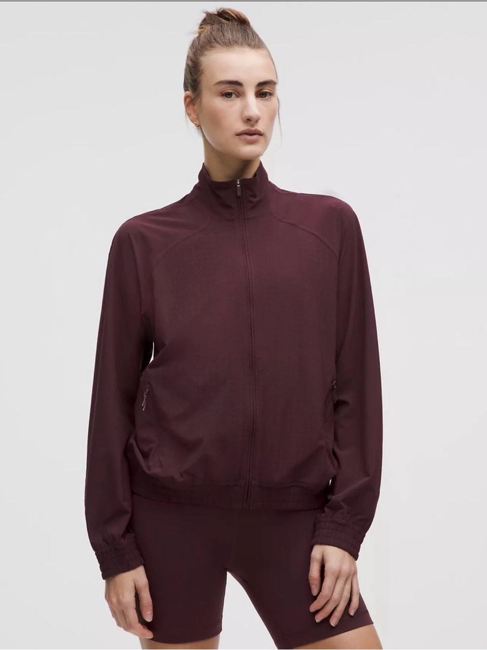 Lululemon Adapted State Perforated Track Jacket size 2